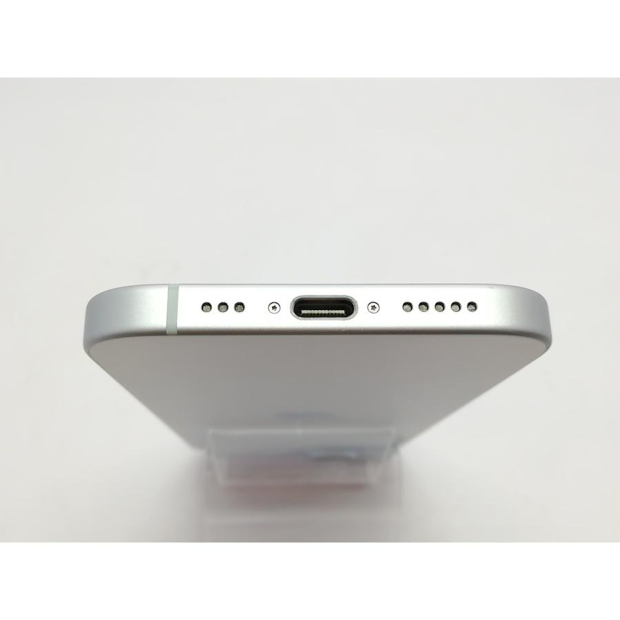 【中古】Apple au 【SIMフリー】 iPhone 15 128GB ブルー MTML3J/A【立川フロム中武】保証期間１ヶ月【ランクA】の画像