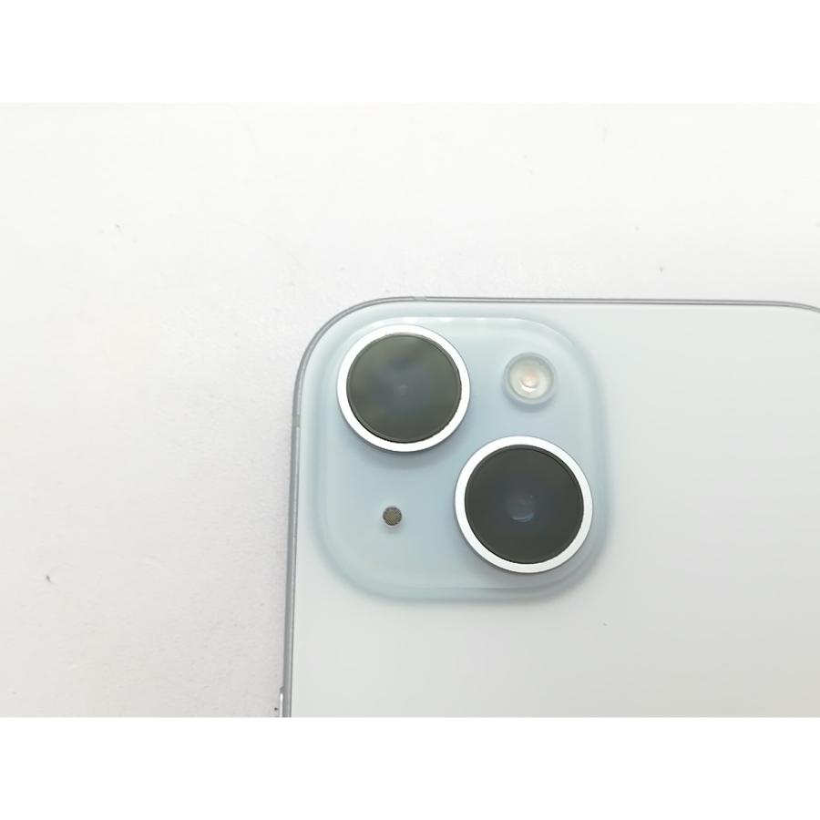 【中古】Apple au 【SIMフリー】 iPhone 15 128GB ブルー MTML3J/A【立川フロム中武】保証期間１ヶ月【ランクA】の画像