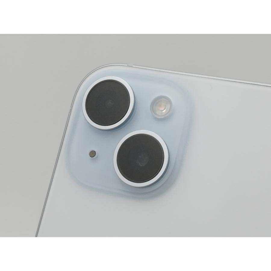 【中古】Apple au 【SIMフリー】 iPhone 15 128GB ブルー MTML3J/A【新橋烏森通り】保証期間１ヶ月【ランクA】の画像