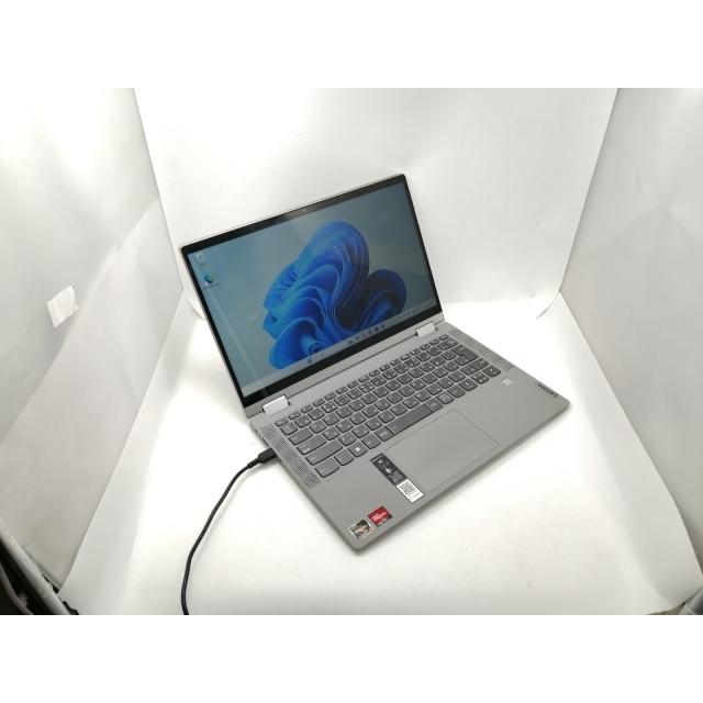 中古】Lenovo IdeaPad Flex 550 82HU00R9JP プラチナグレー【R7-5700U