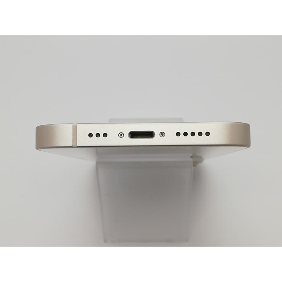 【中古】Apple au 【SIMフリー】 iPhone 14 128GB スターライト MPUQ3J/A【府中ル・シーニュ】保証期間１ヶ月【ランクA】の画像
