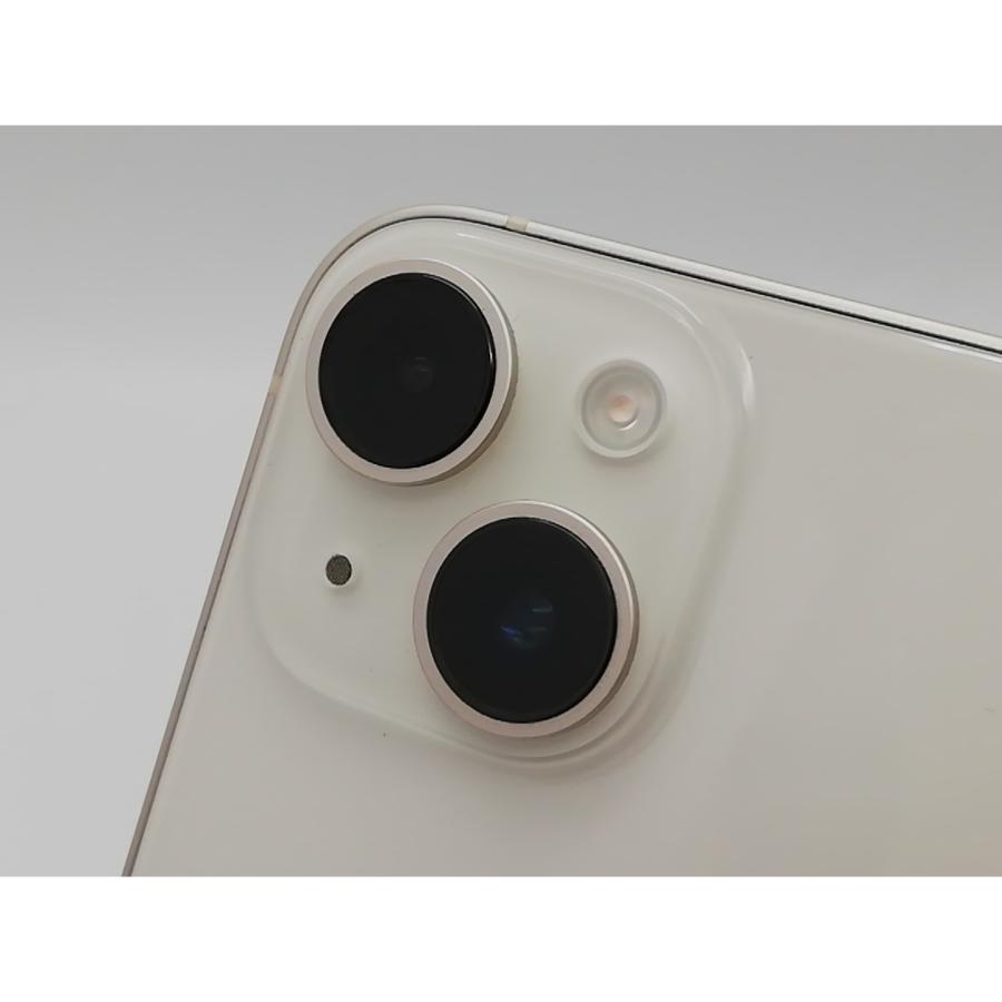 【中古】Apple au 【SIMフリー】 iPhone 14 128GB スターライト MPUQ3J/A【府中ル・シーニュ】保証期間１ヶ月【ランクA】の画像