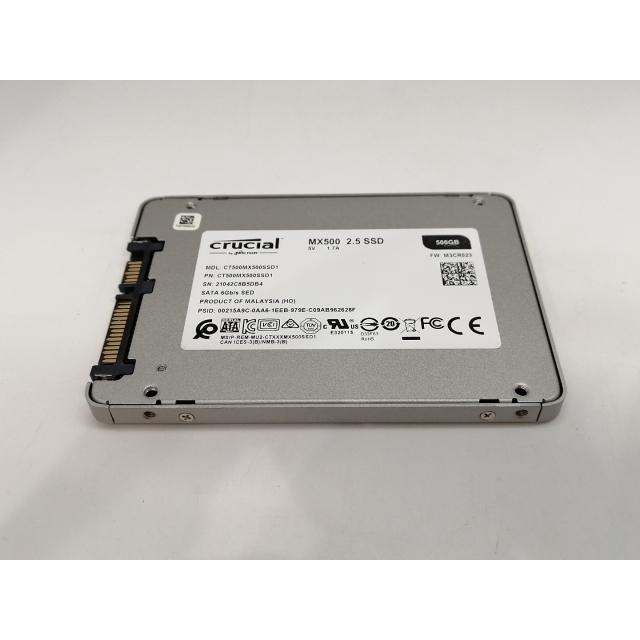 中古】Crucial MX500 CT500MX500SSD1 500GB/SSD/6GbpsSATA/2018年1月