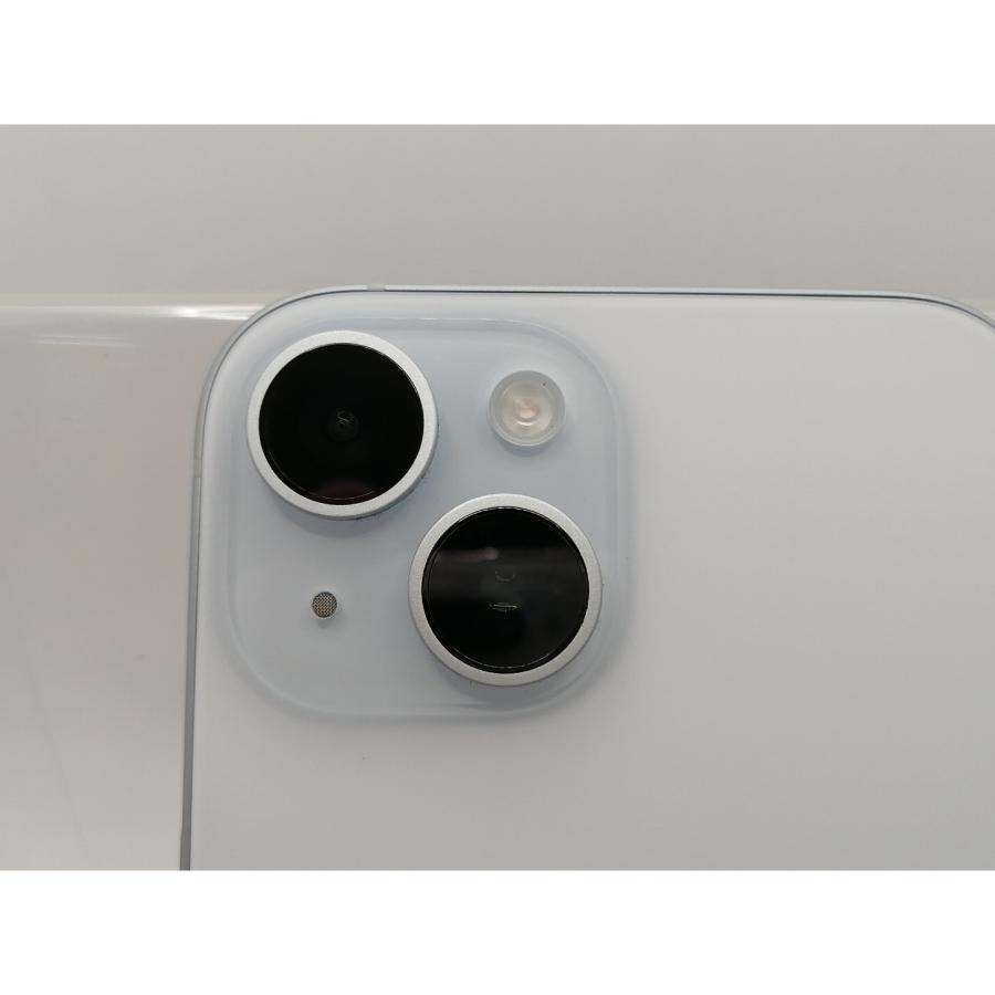 【中古】Apple docomo 【SIMフリー】 iPhone 15 128GB ブルー MTML3J/A【川崎駅前】保証期間１ヶ月【ランクA】の画像