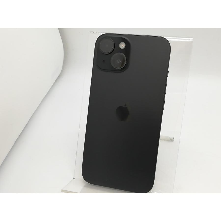 【中古】Apple docomo 【SIMフリー】 iPhone 15 128GB ブラック MTMH3J/A【アリオ倉敷】保証期間１ヶ月【ランクB】の画像