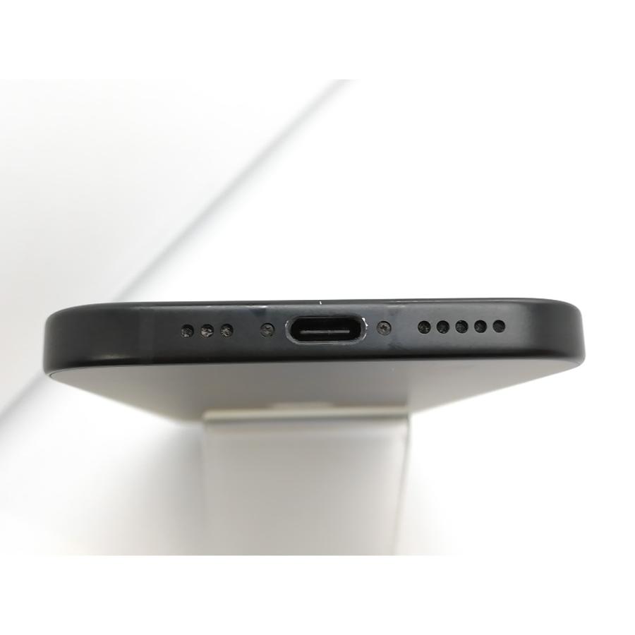【中古】Apple docomo 【SIMフリー】 iPhone 15 128GB ブラック MTMH3J/A【アリオ倉敷】保証期間１ヶ月【ランクB】の画像