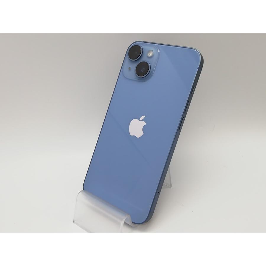 【中古】Apple docomo 【SIMフリー】 iPhone 14 128GB ブルー MPVJ3J/A【府中ル・シーニュ】保証期間１ヶ月【ランクA】