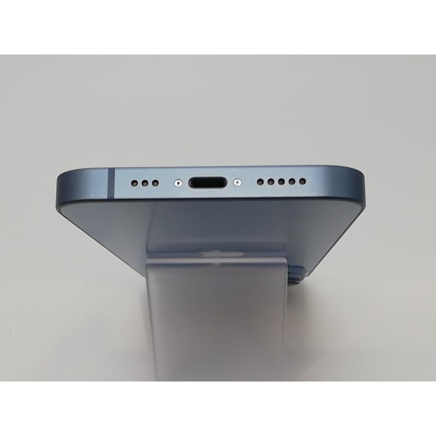 【中古】Apple docomo 【SIMフリー】 iPhone 14 128GB ブルー MPVJ3J/A【府中ル・シーニュ】保証期間１ヶ月【ランクA】の画像