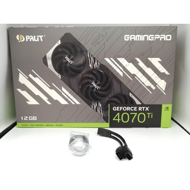 【中古】Palit NED407T019K9-1043A  (GeForce RTX 4070 Ti GamingPro 12GB)  RTX4070Ti/12GB (GDDR6X)【東池袋1丁目】保証期間１週間の画像