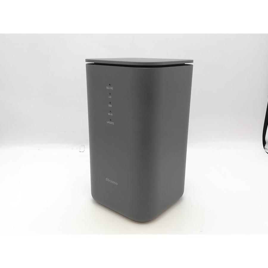 中古】SHARP docomo 【SIMフリー】 home 5G HR02 [ダークグレー]【立川