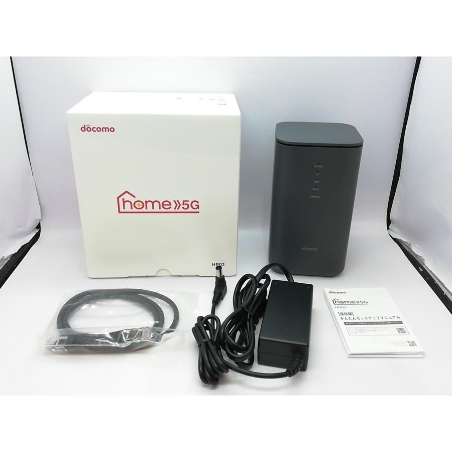 中古】SHARP docomo 【SIMフリー】 home 5G HR02 [ダークグレー]【立川