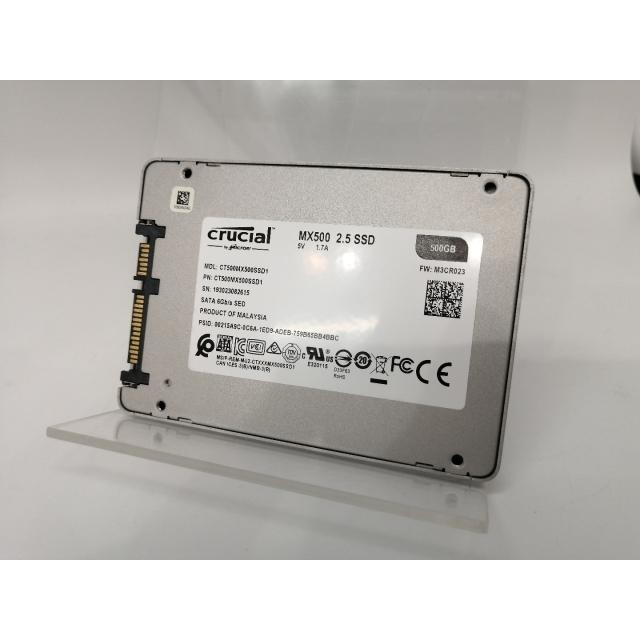 【新古品】CT500MX500SSD1 500GB SSD【10時間】 中古】Crucial MX500 CT500MX500SSD1 500GB/SSD/6GbpsSATA/2018年1月