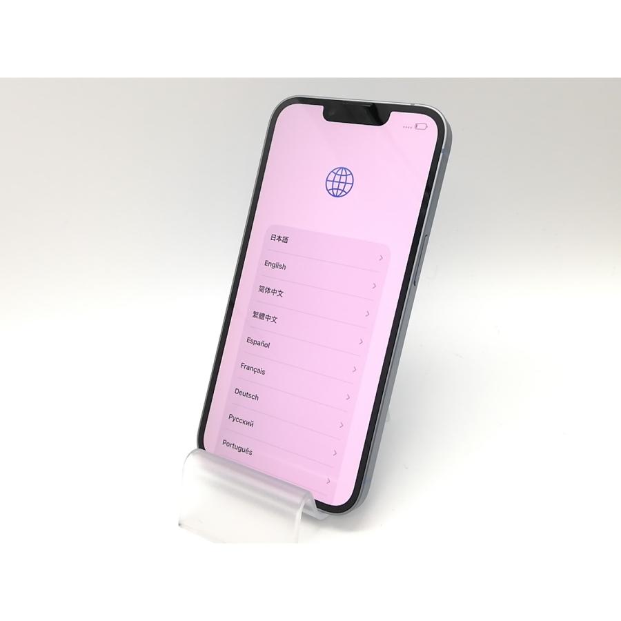 【中古】Apple 国内版 【SIMフリー】 iPhone 14 128GB ブルー MPVJ3J/A【府中ル・シーニュ】保証期間１ヶ月【ランクB】の画像
