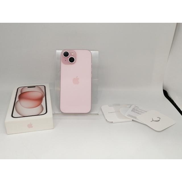中古】Apple 国内版 【SIMフリー】 iPhone 15 128GB ピンク MTMJ3J/A