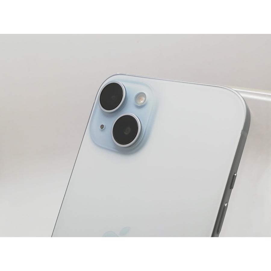 【中古】Apple docomo 【SIMフリー】 iPhone 15 128GB ブルー MTML3J/A【秋葉3号】保証期間１ヶ月【ランクA】の画像