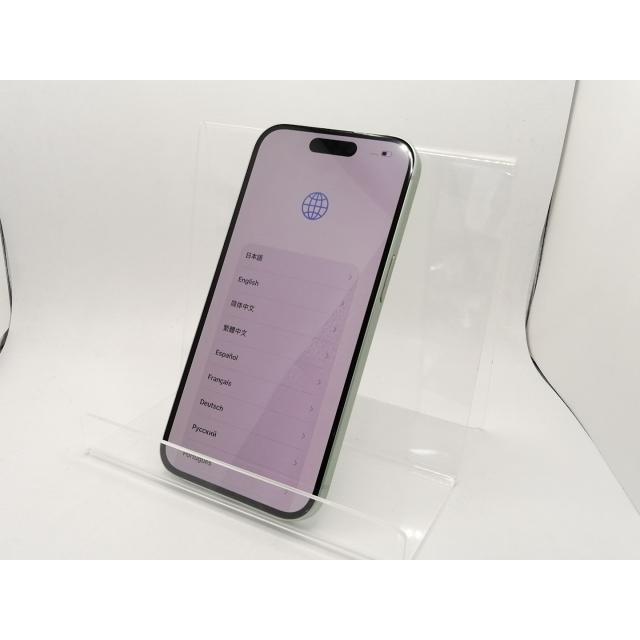 【中古】Apple docomo 【SIMフリー】 iPhone 15 128GB グリーン MTMM3J/A【川崎駅前】保証期間１ヶ月【ランクA】の画像