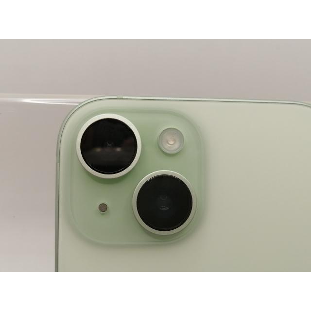 【中古】Apple docomo 【SIMフリー】 iPhone 15 128GB グリーン MTMM3J/A【川崎駅前】保証期間１ヶ月【ランクA】の画像