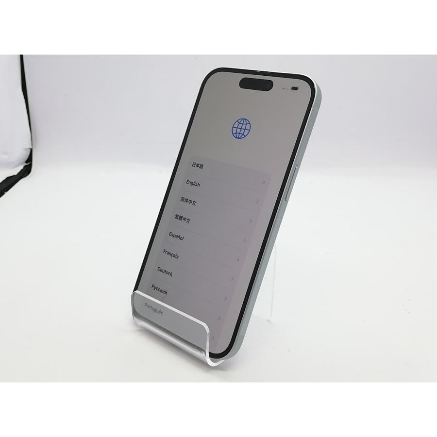 【中古】Apple docomo 【SIMフリー】 iPhone 15 128GB ブルー MTML3J/A【立川フロム中武】保証期間１ヶ月【ランクB】の画像