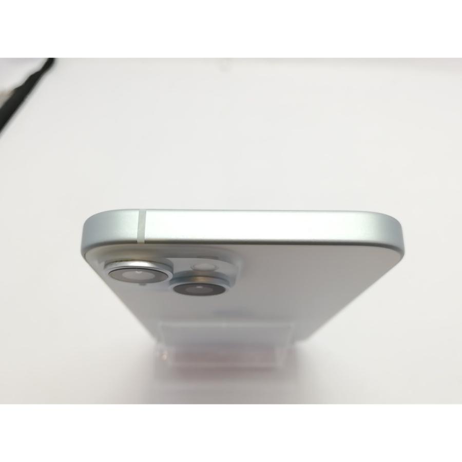 【中古】Apple docomo 【SIMフリー】 iPhone 15 128GB ブルー MTML3J/A【立川フロム中武】保証期間１ヶ月【ランクB】の画像