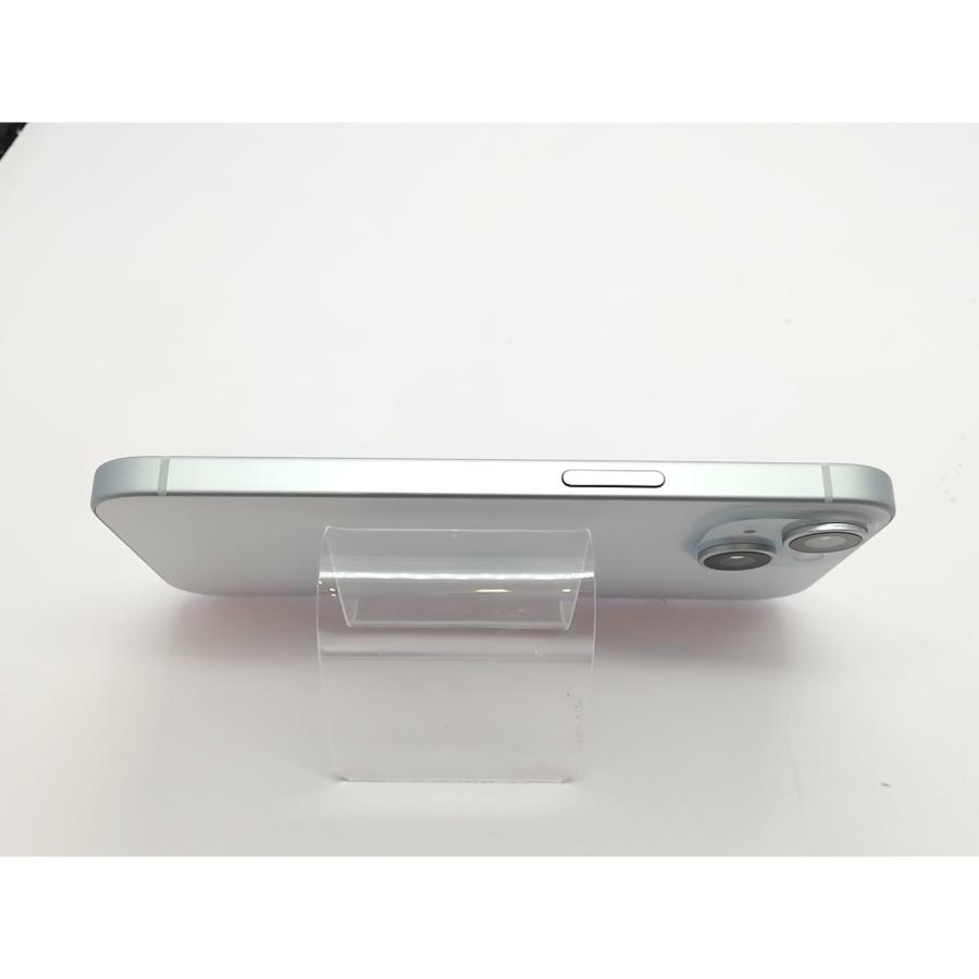 【中古】Apple docomo 【SIMフリー】 iPhone 15 128GB ブルー MTML3J/A【立川フロム中武】保証期間１ヶ月【ランクB】の画像