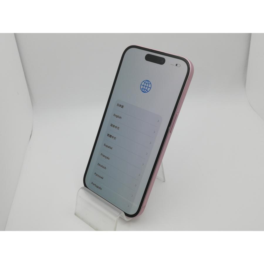 【中古】Apple 国内版 【SIMフリー】 iPhone 15 128GB ピンク MTMJ3J/A【新橋烏森通り】保証期間１ヶ月【ランクA】の画像