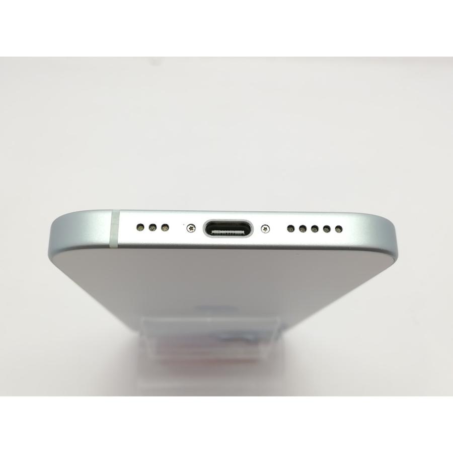 【中古】Apple au 【SIMフリー】 iPhone 15 128GB ブルー MTML3J/A【立川フロム中武】保証期間１ヶ月【ランクA】の画像