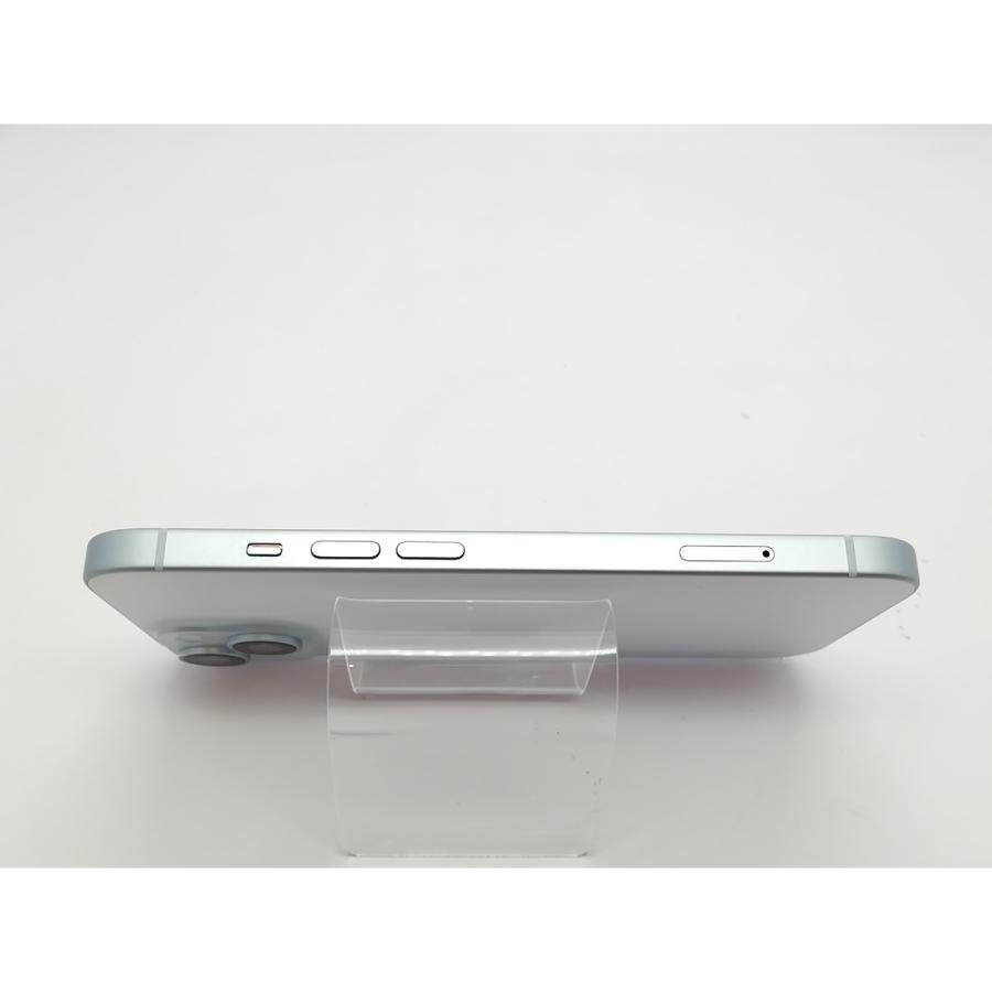 【中古】Apple au 【SIMフリー】 iPhone 15 128GB ブルー MTML3J/A【立川フロム中武】保証期間１ヶ月【ランクA】の画像
