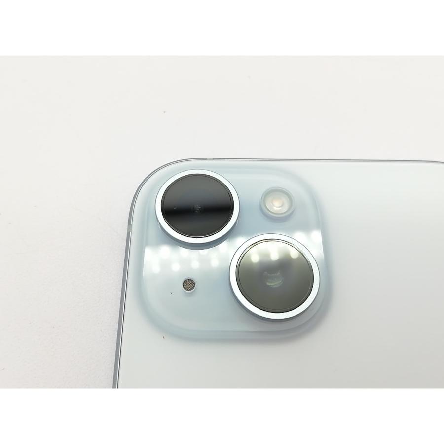 【中古】Apple au 【SIMフリー】 iPhone 15 128GB ブルー MTML3J/A【立川フロム中武】保証期間１ヶ月【ランクA】の画像