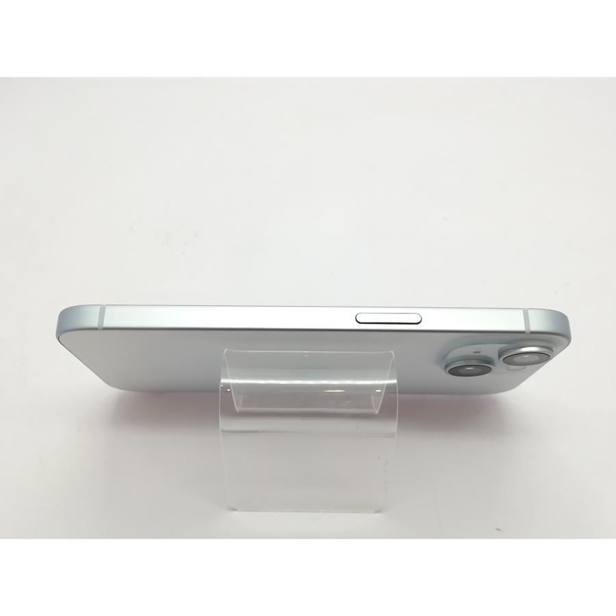 【中古】Apple docomo 【SIMフリー】 iPhone 15 128GB ブルー MTML3J/A【立川フロム中武】保証期間１ヶ月【ランクA】の画像