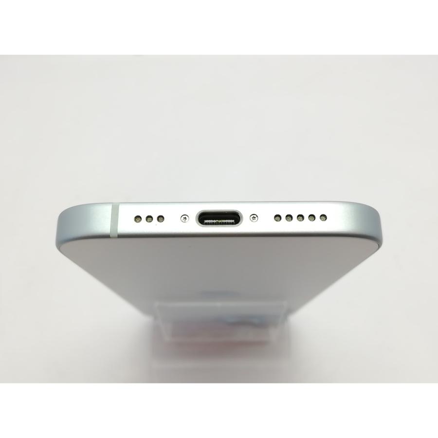【中古】Apple docomo 【SIMフリー】 iPhone 15 128GB ブルー MTML3J/A【立川フロム中武】保証期間１ヶ月【ランクA】の画像
