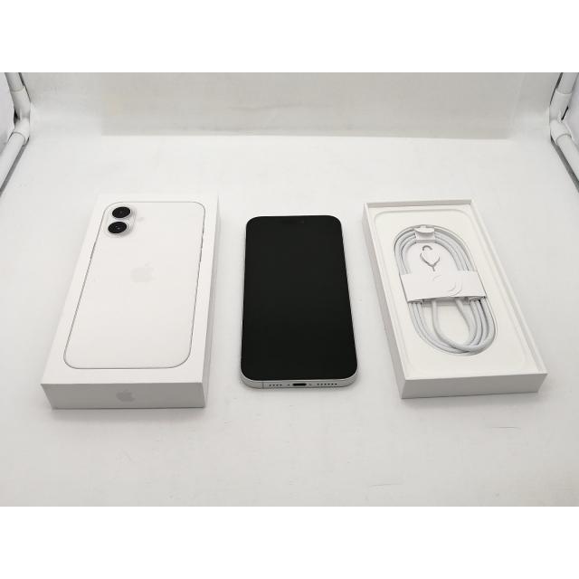 【中古】Apple 国内版 【SIMフリー】 iPhone 16 Plus 256GB ホワイト MXVH3J/A【新宿2】保証期間１ヶ月【ランクA】の画像