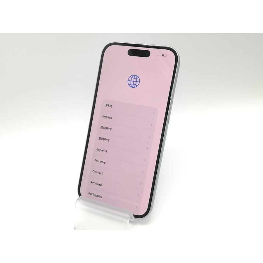 【中古】Apple au 【SIMフリー】 iPhone 15 128GB ブルー MTML3J/A【府中ル・シーニュ】保証期間１ヶ月【ランクA】の画像