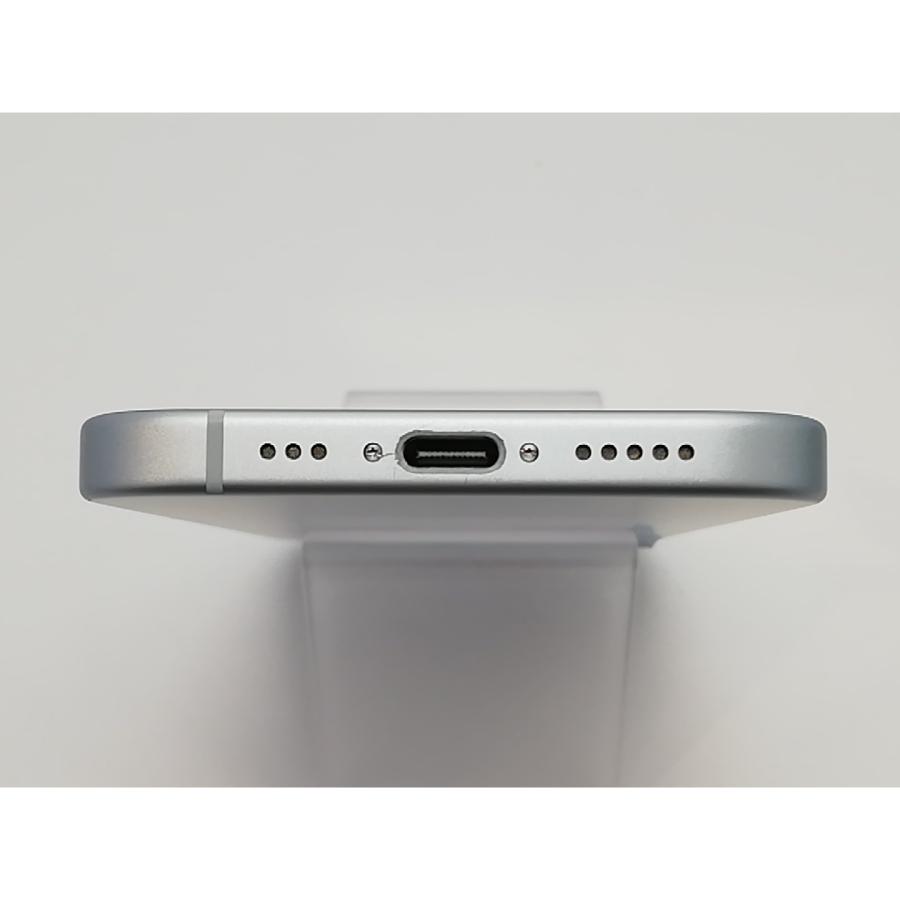 【中古】Apple au 【SIMフリー】 iPhone 15 128GB ブルー MTML3J/A【府中ル・シーニュ】保証期間１ヶ月【ランクA】の画像