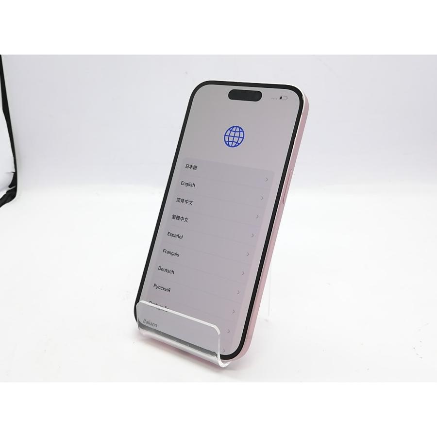 【中古】Apple docomo 【SIMフリー】 iPhone 15 128GB ピンク MTMJ3J/A【立川フロム中武】保証期間１ヶ月【ランクB】の画像