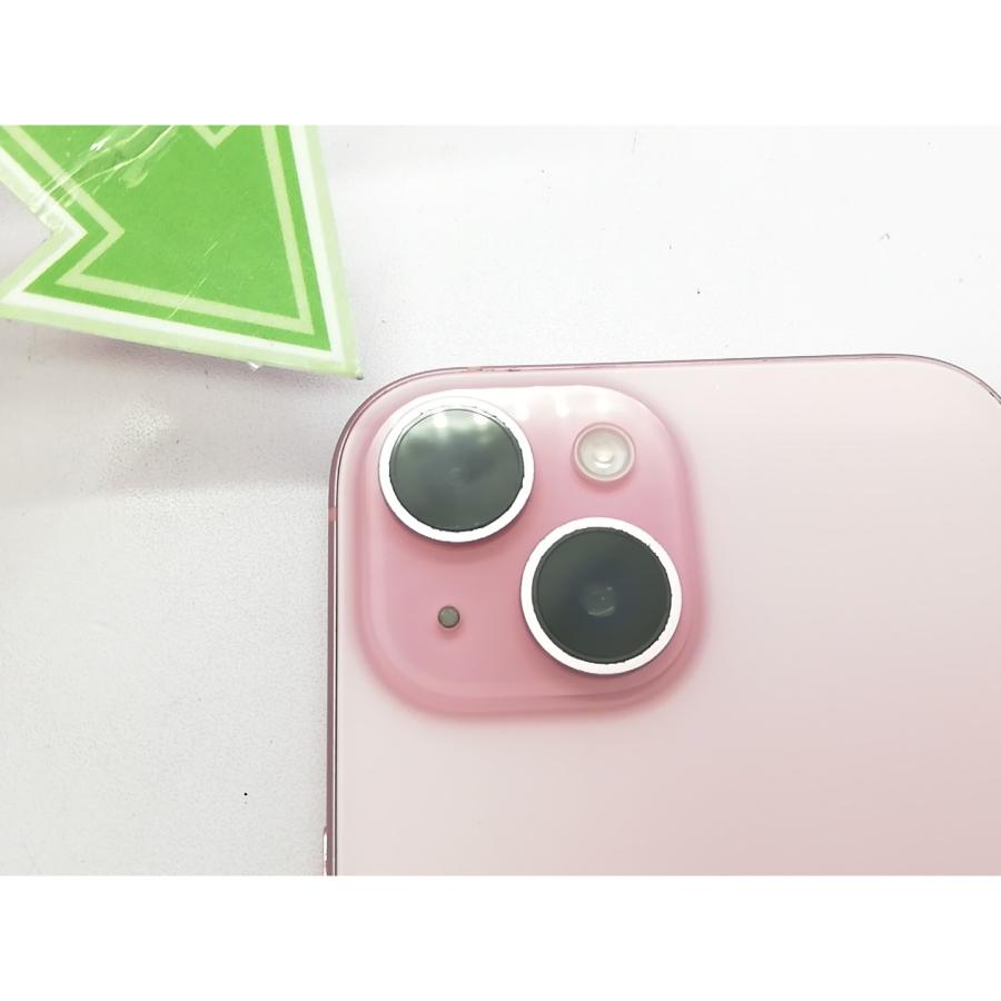 【中古】Apple docomo 【SIMフリー】 iPhone 15 128GB ピンク MTMJ3J/A【立川フロム中武】保証期間１ヶ月【ランクB】の画像