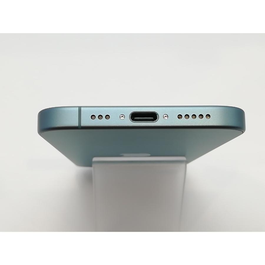 【中古】Apple 国内版 【SIMフリー】 iPhone 16 128GB ティール MYDV3J/A【府中ル・シーニュ】保証期間１ヶ月【ランクA】の画像