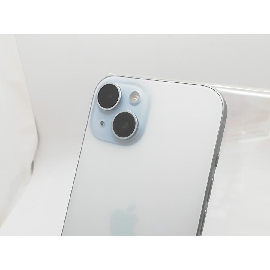 【中古】Apple docomo 【SIMフリー】 iPhone 15 128GB ブルー MTML3J/A【秋葉3号】保証期間１ヶ月【ランクA】の画像