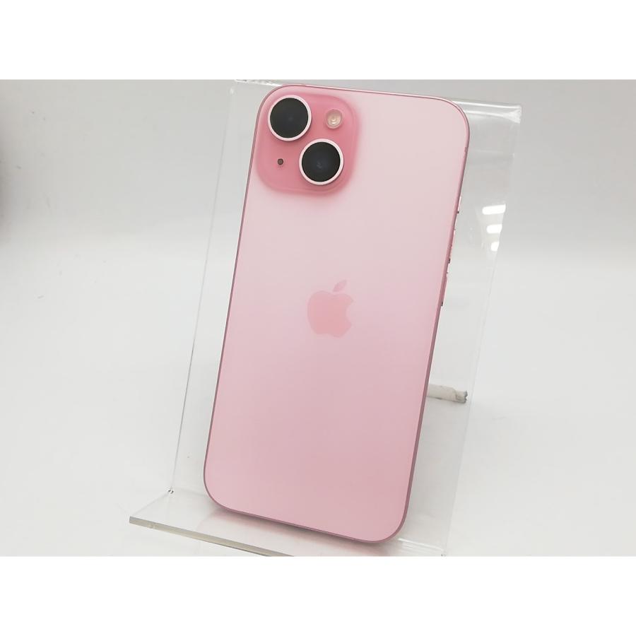 【中古】Apple 国内版 【SIMフリー】 iPhone 15 128GB ピンク MTMJ3J/A【アリオ倉敷】保証期間１ヶ月【ランクA】の画像