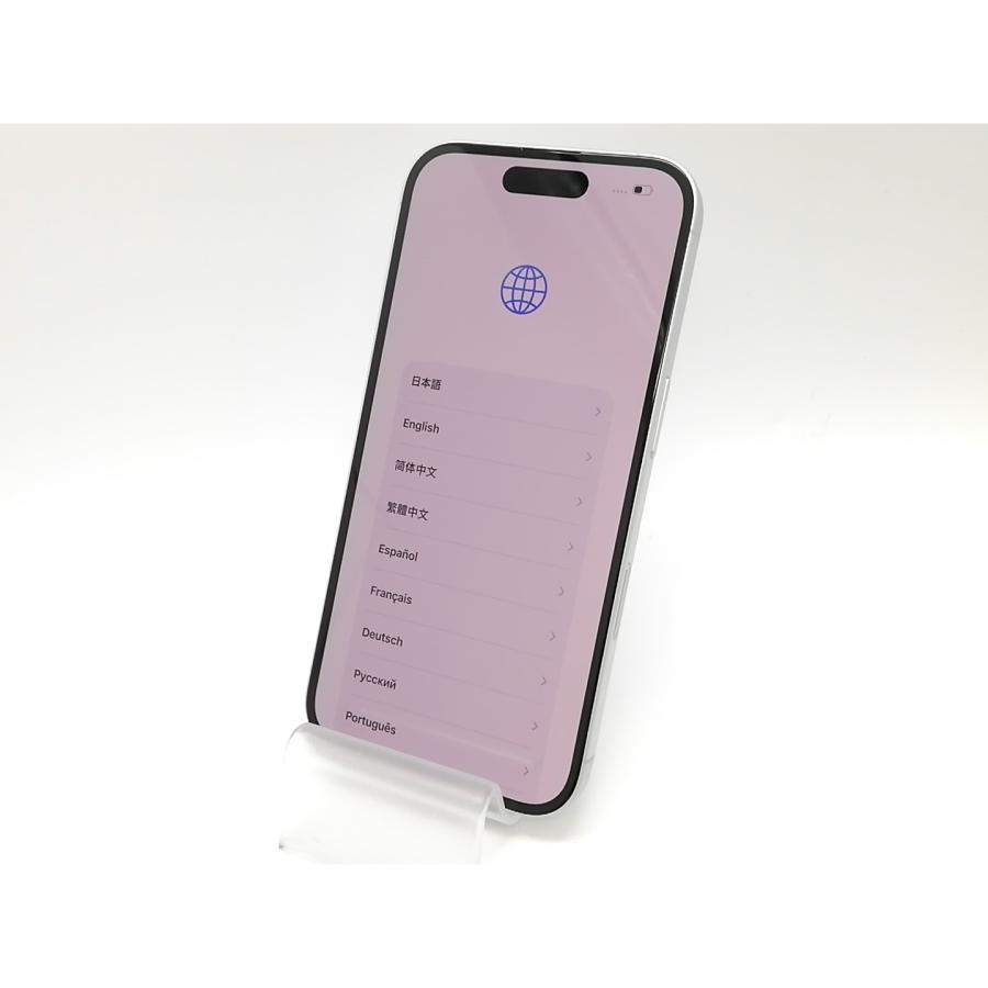 【中古】Apple au 【SIMフリー】 iPhone 16 128GB ホワイト MYDR3J/A【府中ル・シーニュ】保証期間１ヶ月【ランクA】の画像