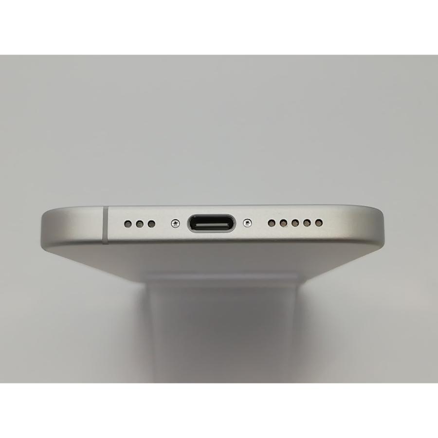 【中古】Apple au 【SIMフリー】 iPhone 16 128GB ホワイト MYDR3J/A【府中ル・シーニュ】保証期間１ヶ月【ランクA】の画像