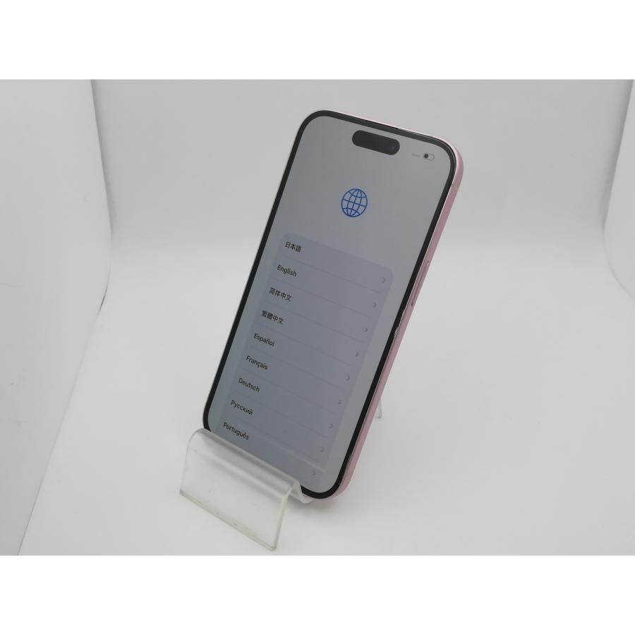 【中古】Apple docomo 【SIMフリー】 iPhone 15 128GB ピンク MTMJ3J/A【新橋烏森通り】保証期間１ヶ月【ランクA】の画像