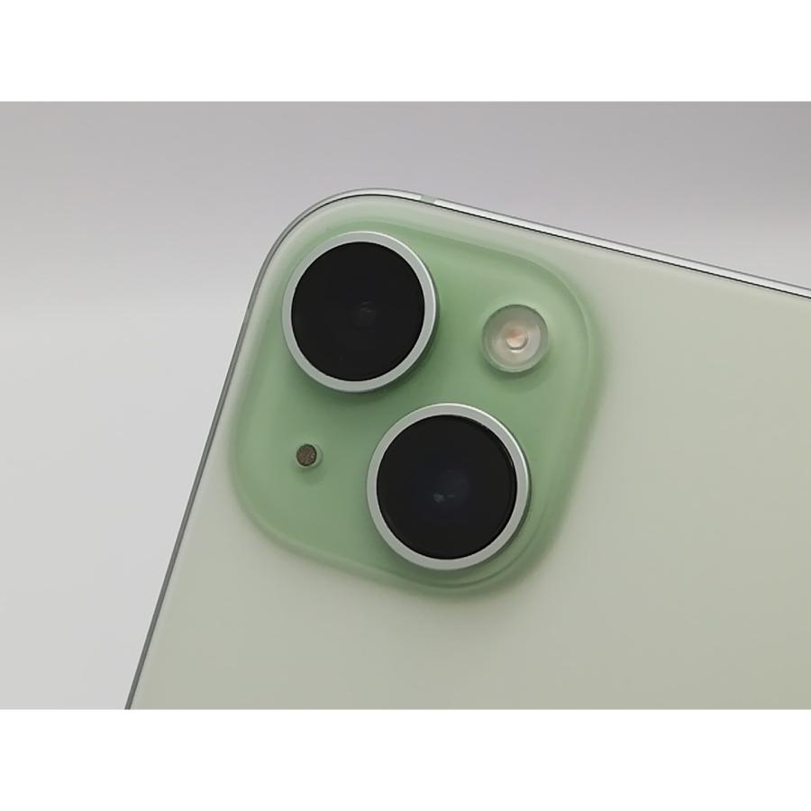 【中古】Apple 国内版 【SIMフリー】 iPhone 15 128GB グリーン MTMM3J/A【府中ル・シーニュ】保証期間１ヶ月【ランクA】の画像