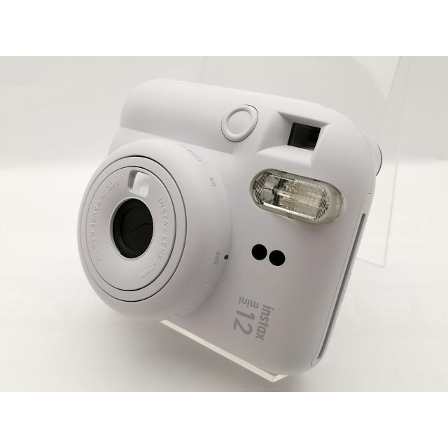 美品　instax mini12 チェキ ホワイト 動作確認済 中古】FujiFilm instax mini 12 チェキ [クレイホワイト]【神保町