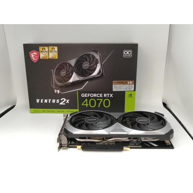 中古】MSI GeForce RTX 4070 VENTUS 2X 12G OC RTX4070/12GB (GDDR6X