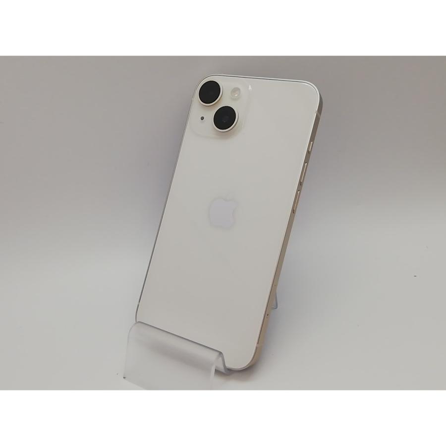 【中古】Apple au 【SIMフリー】 iPhone 14 128GB スターライト MPUQ3J/A【府中ル・シーニュ】保証期間１ヶ月【ランクA】