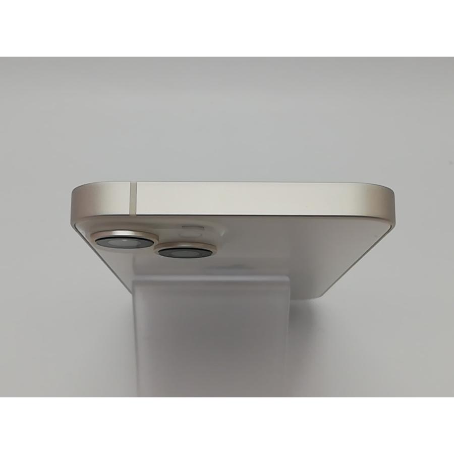 【中古】Apple au 【SIMフリー】 iPhone 14 128GB スターライト MPUQ3J/A【府中ル・シーニュ】保証期間１ヶ月【ランクA】の画像