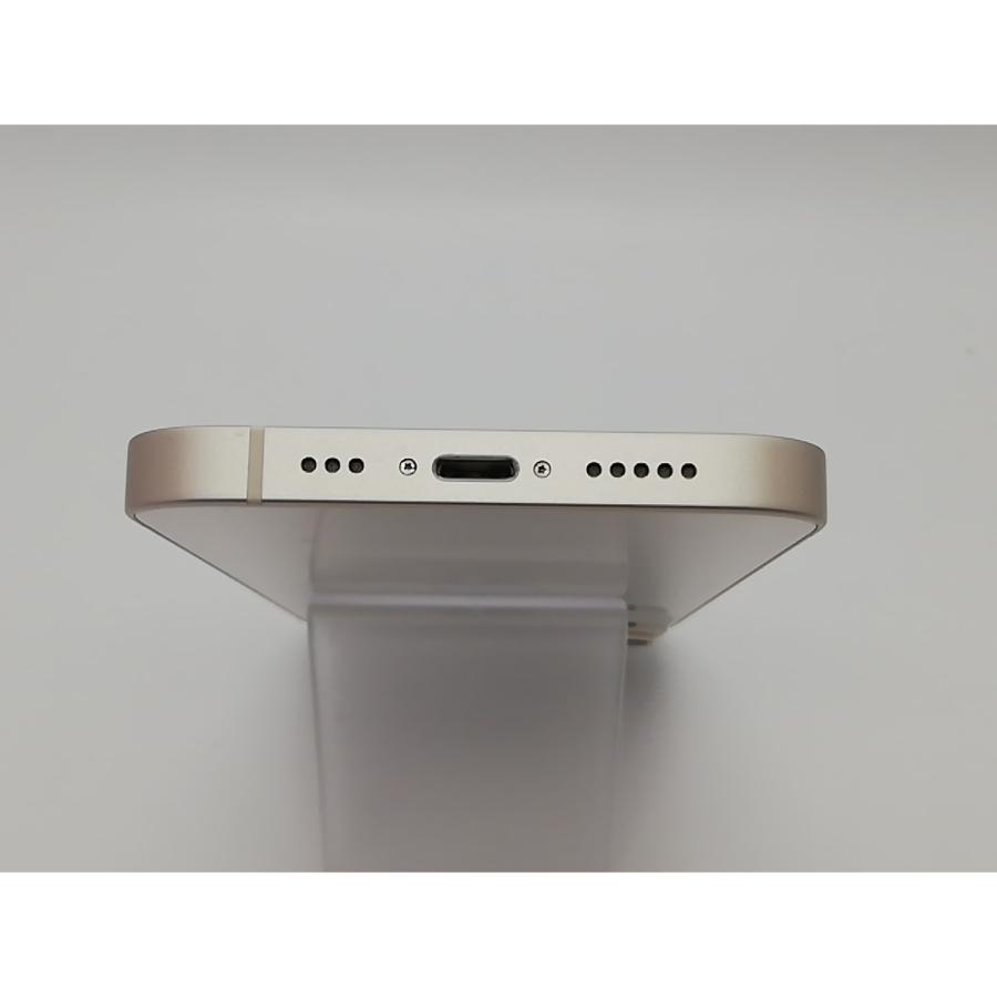 【中古】Apple au 【SIMフリー】 iPhone 14 128GB スターライト MPUQ3J/A【府中ル・シーニュ】保証期間１ヶ月【ランクA】の画像
