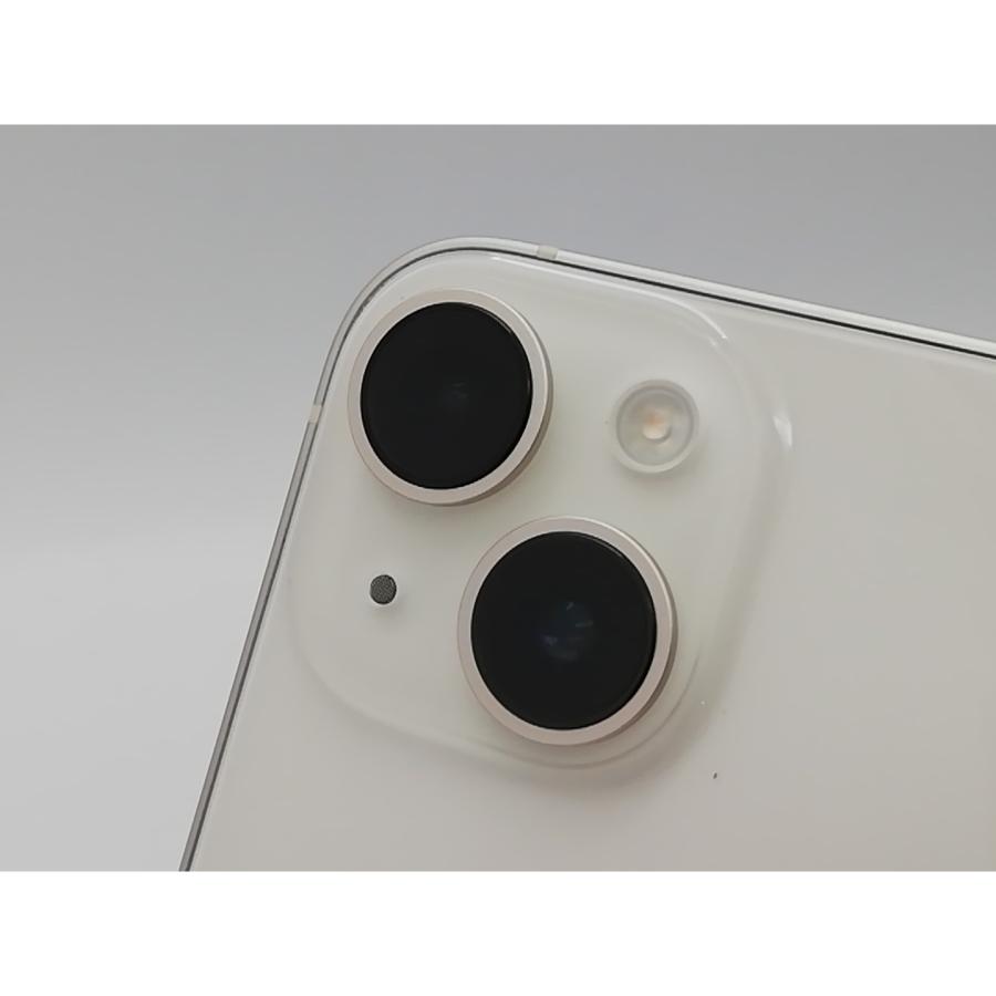 【中古】Apple au 【SIMフリー】 iPhone 14 128GB スターライト MPUQ3J/A【府中ル・シーニュ】保証期間１ヶ月【ランクA】の画像