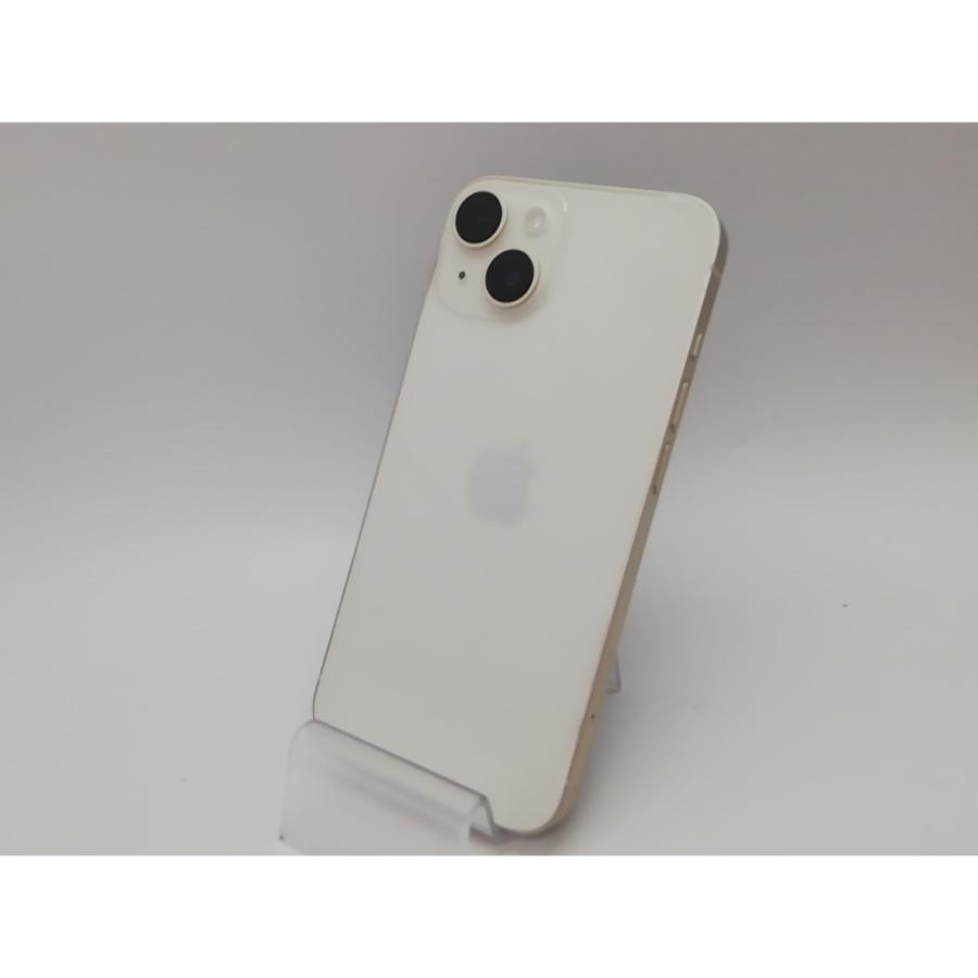 【中古】Apple au 【SIMフリー】 iPhone 14 128GB スターライト MPUQ3J/A【府中ル・シーニュ】保証期間１ヶ月【ランクA】