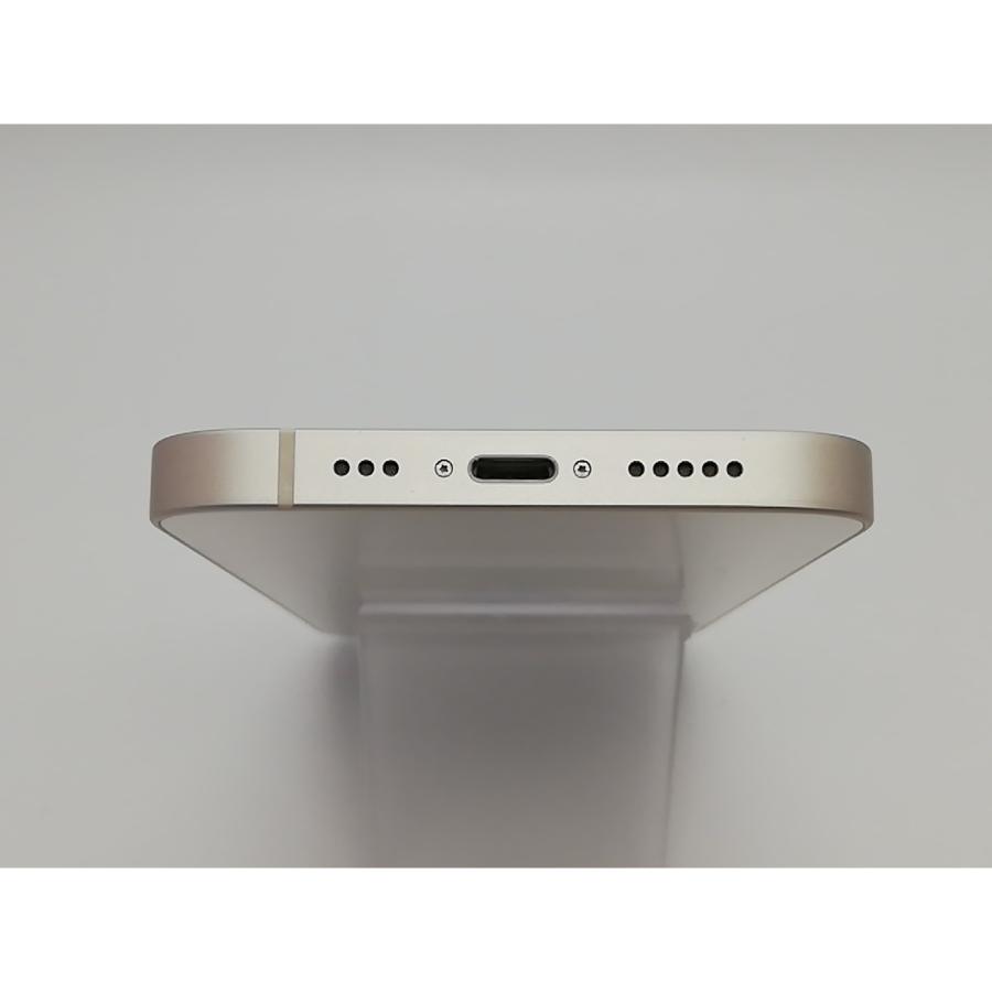 【中古】Apple au 【SIMフリー】 iPhone 14 128GB スターライト MPUQ3J/A【府中ル・シーニュ】保証期間１ヶ月【ランクA】の画像